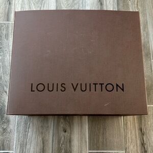 Authentic Louis Vuitton brown purse box (foldable)